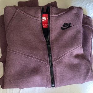 purple nike running hoodie